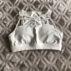 Buffbunny caged bra white